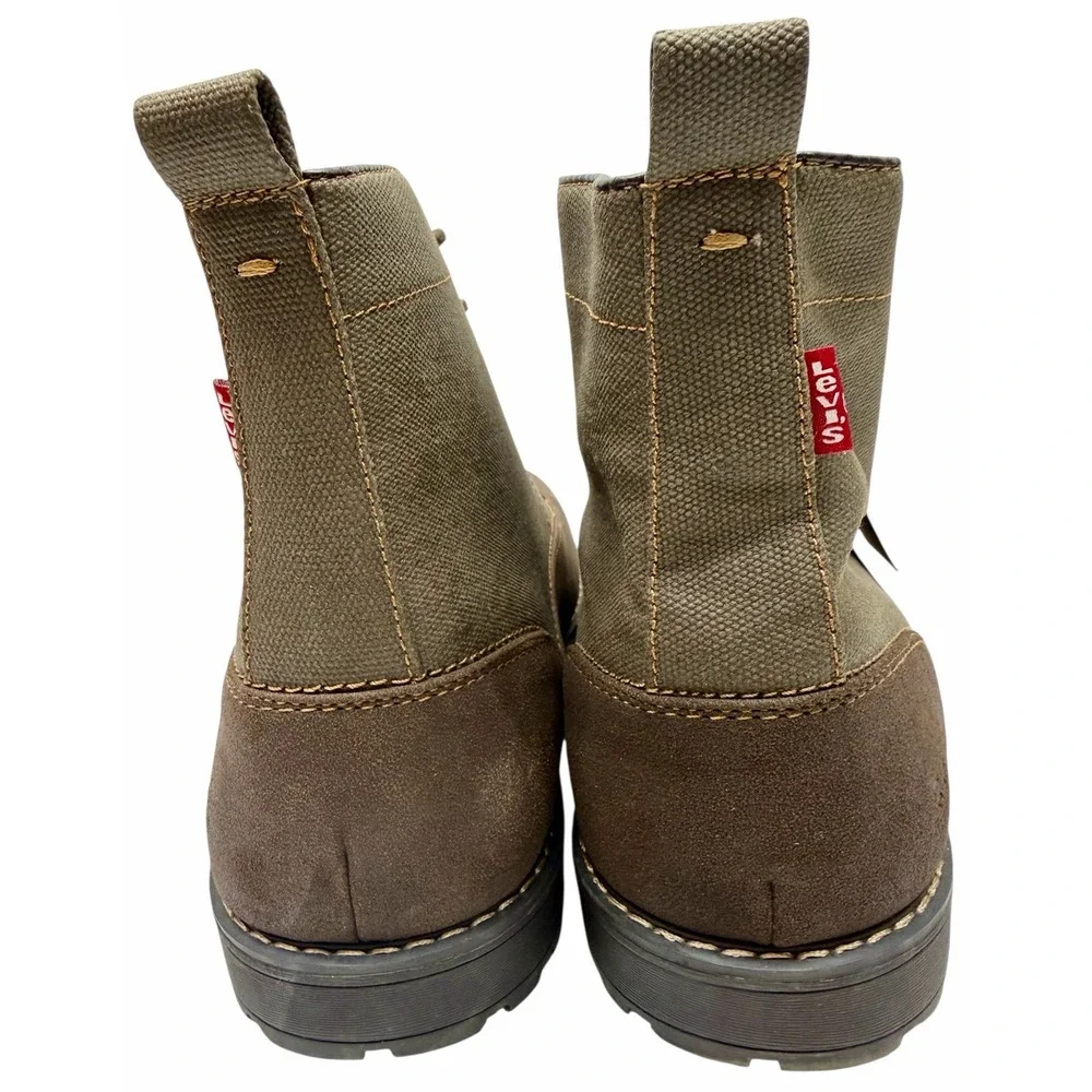 LEVI'S Lakeport DARK BROWN COLOR‎ MEN BOOTS SIZE 13M